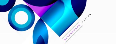 Çember ve taç yaprakları. Duvar kağıdı, Sancak, Arkaplan, Kart, Kitap İllüstrasyonu, İniş Sayfası için Geometrik güzel soyut şablon