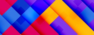 Dinamik renkli kareler arka plan. Duvar Kağıdı, Sancak, Arkaplan, Kart, Kitap İllüstrasyonu, İniş Sayfası