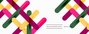 Geometrik soyut arkaplan tasarımı. Vektör illüstrasyonu