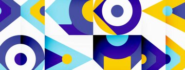 Geometrik soyut arkaplan tasarımı. Vektör illüstrasyonu