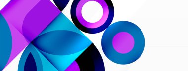 Çember ve taç yaprakları. Duvar kağıdı, Sancak, Arkaplan, Kart, Kitap İllüstrasyonu, İniş Sayfası için Geometrik güzel soyut şablon