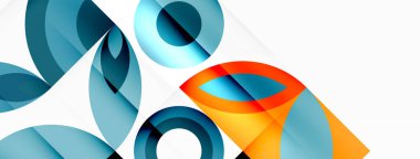 Çember ve taç yaprakları. Duvar kağıdı, Sancak, Arkaplan, Kart, Kitap İllüstrasyonu, İniş Sayfası için Geometrik güzel soyut şablon