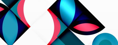 Çember ve taç yaprakları. Duvar kağıdı, Sancak, Arkaplan, Kart, Kitap İllüstrasyonu, İniş Sayfası için Geometrik güzel soyut şablon