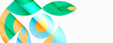 Çember ve taç yaprakları. Duvar kağıdı, Sancak, Arkaplan, Kart, Kitap İllüstrasyonu, İniş Sayfası için Geometrik güzel soyut şablon