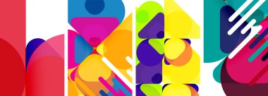 Duvar kağıdı, kartvizit, kapak, poster, afiş, broşür, başlık, web sitesi için geometrik ögeler