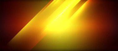 Neon dinamik köşegen ışık ışınları arka planı. Duvar kağıdı, bayrak, sunum, arkaplan için tekno dijital geometrik konsept tasarımı