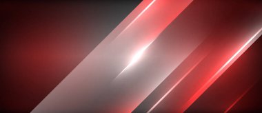 Neon dinamik köşegen ışık ışınları arka planı. Duvar kağıdı, bayrak, sunum, arkaplan için tekno dijital geometrik konsept tasarımı