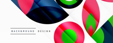 Çember ve taç yaprakları. Duvar kağıdı, Sancak, Arkaplan, Kart, Kitap İllüstrasyonu, İniş Sayfası için Geometrik güzel soyut şablon