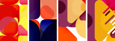 Duvar kağıdı, kartvizit, kapak, poster, afiş, broşür, başlık, web sitesi için geometrik ögeler