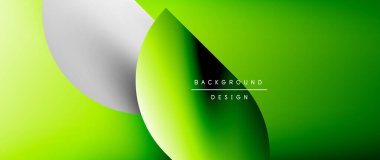 Daireler ve eğimli yuvarlak şekiller. Asgari soyut arkaplan, yuvarlak geometrik şekiller, temiz ve yapılandırılmış tasarım