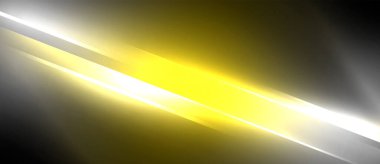 Neon dinamik köşegen ışık ışınları arka planı. Duvar kağıdı, bayrak, sunum, arkaplan için tekno dijital geometrik konsept tasarımı