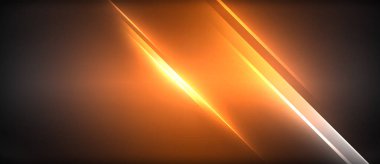 Neon dinamik köşegen ışık ışınları arka planı. Duvar kağıdı, bayrak, sunum, arkaplan için tekno dijital geometrik konsept tasarımı