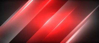 Neon dinamik köşegen ışık ışınları arka planı. Duvar kağıdı, bayrak, sunum, arkaplan için tekno dijital geometrik konsept tasarımı