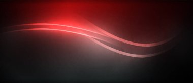 Neon parlayan daire ışınları, karanlıkta ışık saçan yuvarlak çizgiler, gezegen tarzı neon dalga çizgileri. Duvar kağıdı, afiş, arkaplan için enerji yüklü elektrik konsept tasarımı