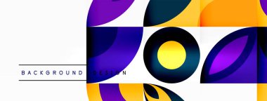 Çember ve taç yaprakları. Duvar kağıdı, Sancak, Arkaplan, Kart, Kitap İllüstrasyonu, İniş Sayfası için Geometrik güzel soyut şablon