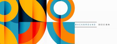 Çember ve taç yaprakları. Duvar kağıdı, Sancak, Arkaplan, Kart, Kitap İllüstrasyonu, İniş Sayfası için Geometrik güzel soyut şablon