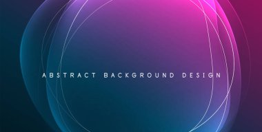 Parlak efektli, şeffaf, akışkan sıvı şekilleri geometrik arka plan. Dalgalı çizgiler yuvarlak. Duvar kağıdı, bayrak, arkaplan, kart, kitap illüstrasyonu için vektör illüstrasyonu, iniş sayfası