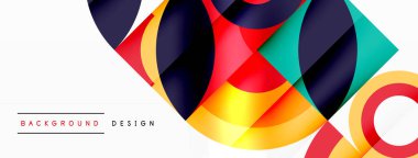 Çember ve taç yaprakları. Duvar kağıdı, Sancak, Arkaplan, Kart, Kitap İllüstrasyonu, İniş Sayfası için Geometrik güzel soyut şablon