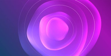 Parlak efektli, şeffaf, akışkan sıvı şekilleri geometrik arka plan. Dalgalı çizgiler yuvarlak. Duvar kağıdı, bayrak, arkaplan, kart, kitap illüstrasyonu için vektör illüstrasyonu, iniş sayfası