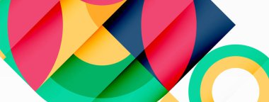 Çember ve taç yaprakları. Duvar kağıdı, Sancak, Arkaplan, Kart, Kitap İllüstrasyonu, İniş Sayfası için Geometrik güzel soyut şablon