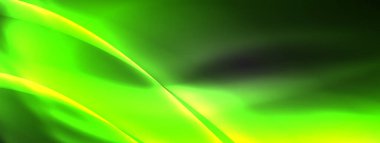 Duvar kağıdı, kartvizit, kapak, poster, afiş, broşür, başlık, web sitesi için neon ışık efektli satır ve dalgalar