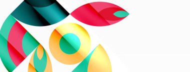 Çember ve taç yaprakları. Duvar kağıdı, Sancak, Arkaplan, Kart, Kitap İllüstrasyonu, İniş Sayfası için Geometrik güzel soyut şablon