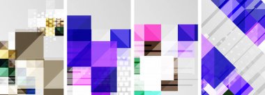 Renkli kare posterler, iş şablonları. Duvar Kağıdı, Sancak, Arkaplan, Kart, Kitap İllüstrasyonu, İniş Sayfası