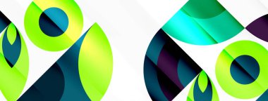 Çember ve taç yaprakları. Duvar kağıdı, Sancak, Arkaplan, Kart, Kitap İllüstrasyonu, İniş Sayfası için Geometrik güzel soyut şablon