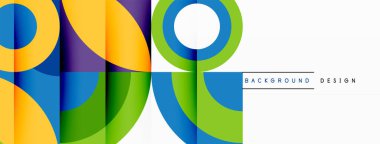 Çember ve taç yaprakları. Duvar kağıdı, Sancak, Arkaplan, Kart, Kitap İllüstrasyonu, İniş Sayfası için Geometrik güzel soyut şablon