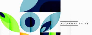 Çember ve taç yaprakları. Duvar kağıdı, Sancak, Arkaplan, Kart, Kitap İllüstrasyonu, İniş Sayfası için Geometrik güzel soyut şablon