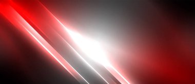 Neon dinamik köşegen ışık ışınları arka planı. Duvar kağıdı, bayrak, sunum, arkaplan için tekno dijital geometrik konsept tasarımı