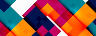 Dinamik renkli kareler arka plan. Duvar Kağıdı, Sancak, Arkaplan, Kart, Kitap İllüstrasyonu, İniş Sayfası