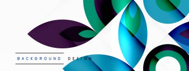 Çember ve taç yaprakları. Duvar kağıdı, Sancak, Arkaplan, Kart, Kitap İllüstrasyonu, İniş Sayfası için Geometrik güzel soyut şablon