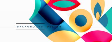 Çember ve taç yaprakları. Duvar kağıdı, Sancak, Arkaplan, Kart, Kitap İllüstrasyonu, İniş Sayfası için Geometrik güzel soyut şablon