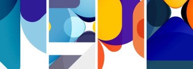 Duvar kağıdı, kartvizit, kapak, poster, afiş, broşür, başlık, web sitesi için geometrik ögeler