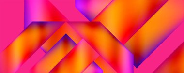 Neon renkli geometrik şekiller. Duvar Kağıdı, Sancak, Arkaplan, Kart, Kitap İllüstrasyonu, İniş Sayfası