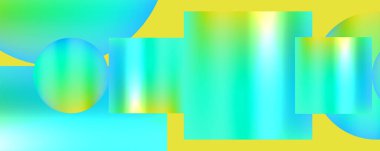 Neon rengi soyut geometrik şekiller arkaplan tasarımı. Duvar Kağıdı, Sancak, Arkaplan, Kart, Kitap İllüstrasyonu, İniş Sayfası