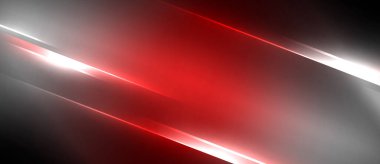 Neon dinamik köşegen ışık ışınları arka planı. Duvar kağıdı, bayrak, sunum, arkaplan için tekno dijital geometrik konsept tasarımı