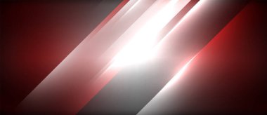 Neon dinamik köşegen ışık ışınları arka planı. Duvar kağıdı, bayrak, sunum, arkaplan için tekno dijital geometrik konsept tasarımı