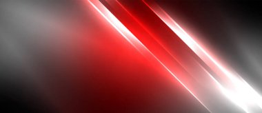 Neon dinamik köşegen ışık ışınları arka planı. Duvar kağıdı, bayrak, sunum, arkaplan için tekno dijital geometrik konsept tasarımı