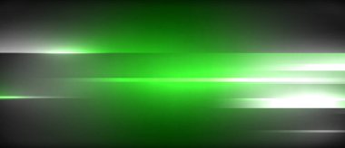 Neon dinamik köşegen ışık ışınları arka planı. Duvar kağıdı, bayrak, sunum, arkaplan için tekno dijital geometrik konsept tasarımı