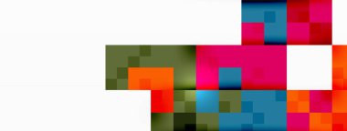 Dinamik renkli kareler arka plan. Duvar Kağıdı, Sancak, Arkaplan, Kart, Kitap İllüstrasyonu, İniş Sayfası