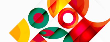 Çember ve taç yaprakları. Duvar kağıdı, Sancak, Arkaplan, Kart, Kitap İllüstrasyonu, İniş Sayfası için Geometrik güzel soyut şablon