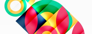 Çember ve taç yaprakları. Duvar kağıdı, Sancak, Arkaplan, Kart, Kitap İllüstrasyonu, İniş Sayfası için Geometrik güzel soyut şablon