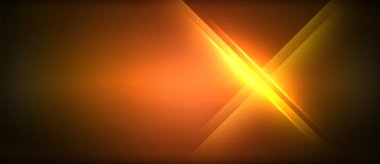 Neon parlayan daire ışınları, karanlıkta ışık saçan yuvarlak çizgiler, gezegen tarzı neon dalga çizgileri. Duvar kağıdı, afiş, arkaplan için enerji yüklü elektrik konsept tasarımı