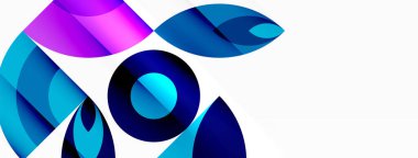 Çember ve taç yaprakları. Duvar kağıdı, Sancak, Arkaplan, Kart, Kitap İllüstrasyonu, İniş Sayfası için Geometrik güzel soyut şablon