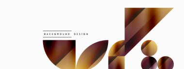 Çemberler ve çeşitli şekiller birleşerek çağdaş zemin oluşturarak yaratıcılığı ateşliyor. Dijital tasarımlar, sunumlar, web sitesi afişleri, sosyal medya paylaşımları için tasarım