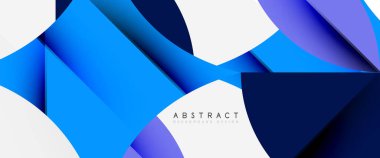 Beyaza asgari geometrik elementler. Yapraklar, yuvarlak üçgenler, yıldızlar.