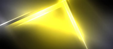 Neon dinamik köşegen ışık ışınları arka planı. Duvar kağıdı, bayrak, sunum, arkaplan için tekno dijital geometrik konsept tasarımı