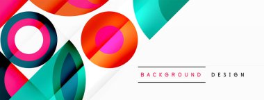 Çember ve taç yaprakları. Duvar kağıdı, Sancak, Arkaplan, Kart, Kitap İllüstrasyonu, İniş Sayfası için Geometrik güzel soyut şablon